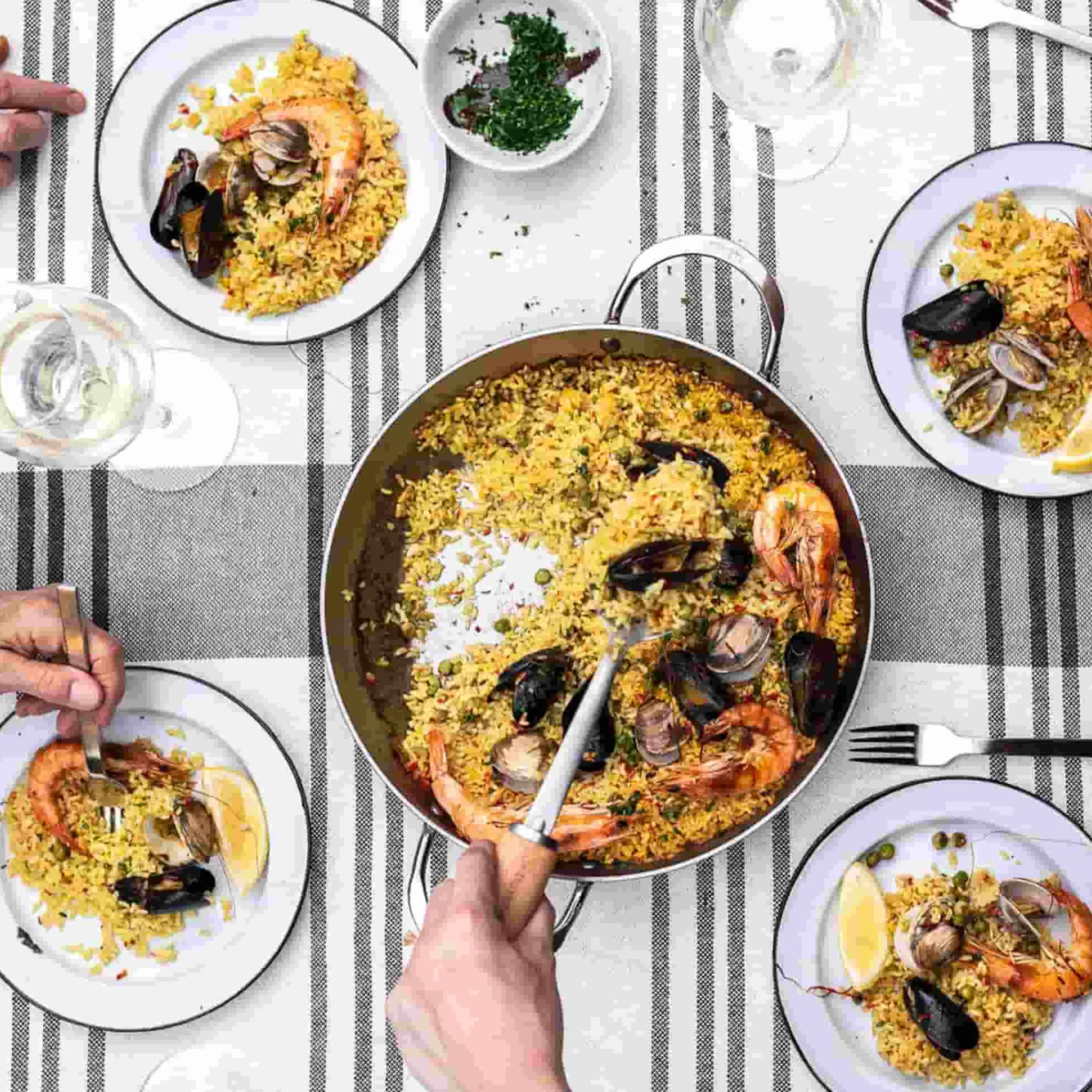 Discount Mineral B Paella Pan, 32cm Spanish Ingredients|Pots & Pans