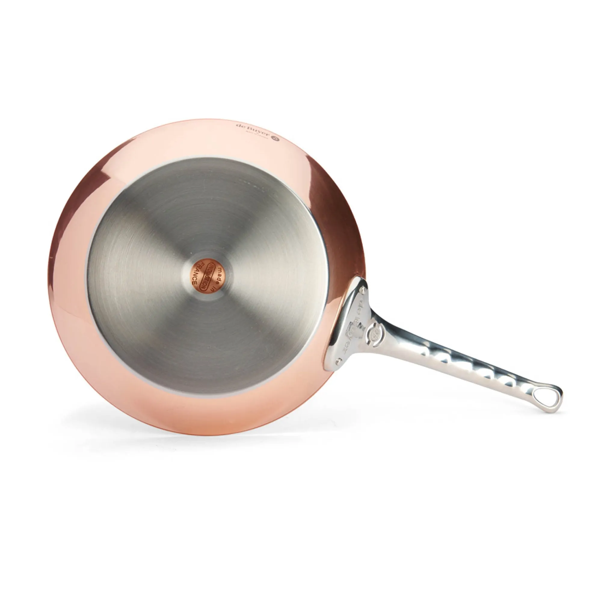 Outlet Prima Matera Induction Copper Frying Pan with Stainless Steel Handle Pots & Pans