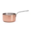 Clearance Prima Matera Induction Copper Saucepan with Stainless Steel Handle Pots & Pans
