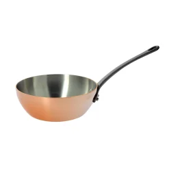 Clearance Prima Matera Induction-Compatible Copper Saute Pan - Conical French Ingredients|Pots & Pans