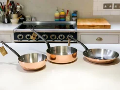 Clearance Prima Matera Induction-Compatible Copper Saute Pan - Conical French Ingredients|Pots & Pans