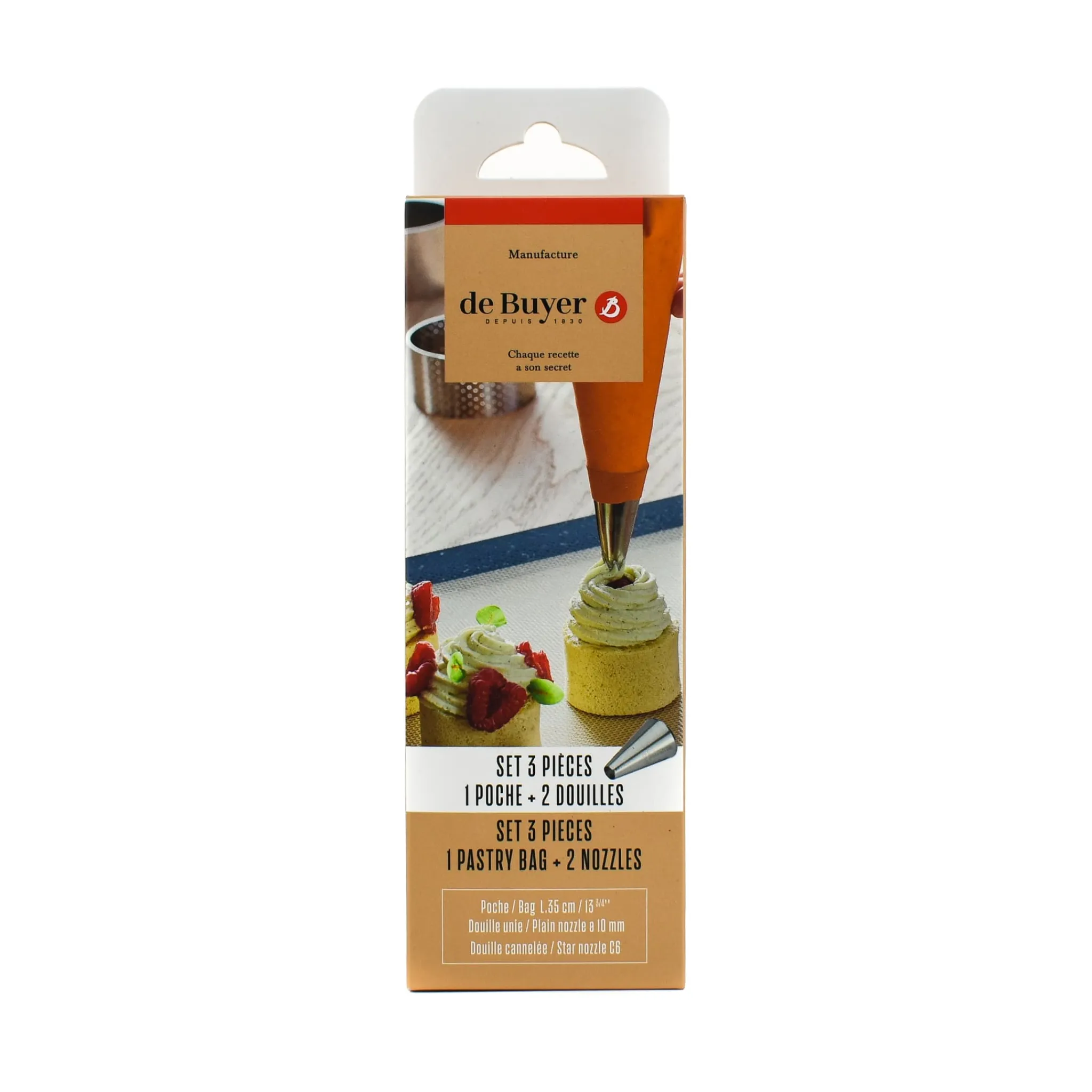 New Reusable Piping Bag Set French Ingredients|Kitchen Tools & Utensils