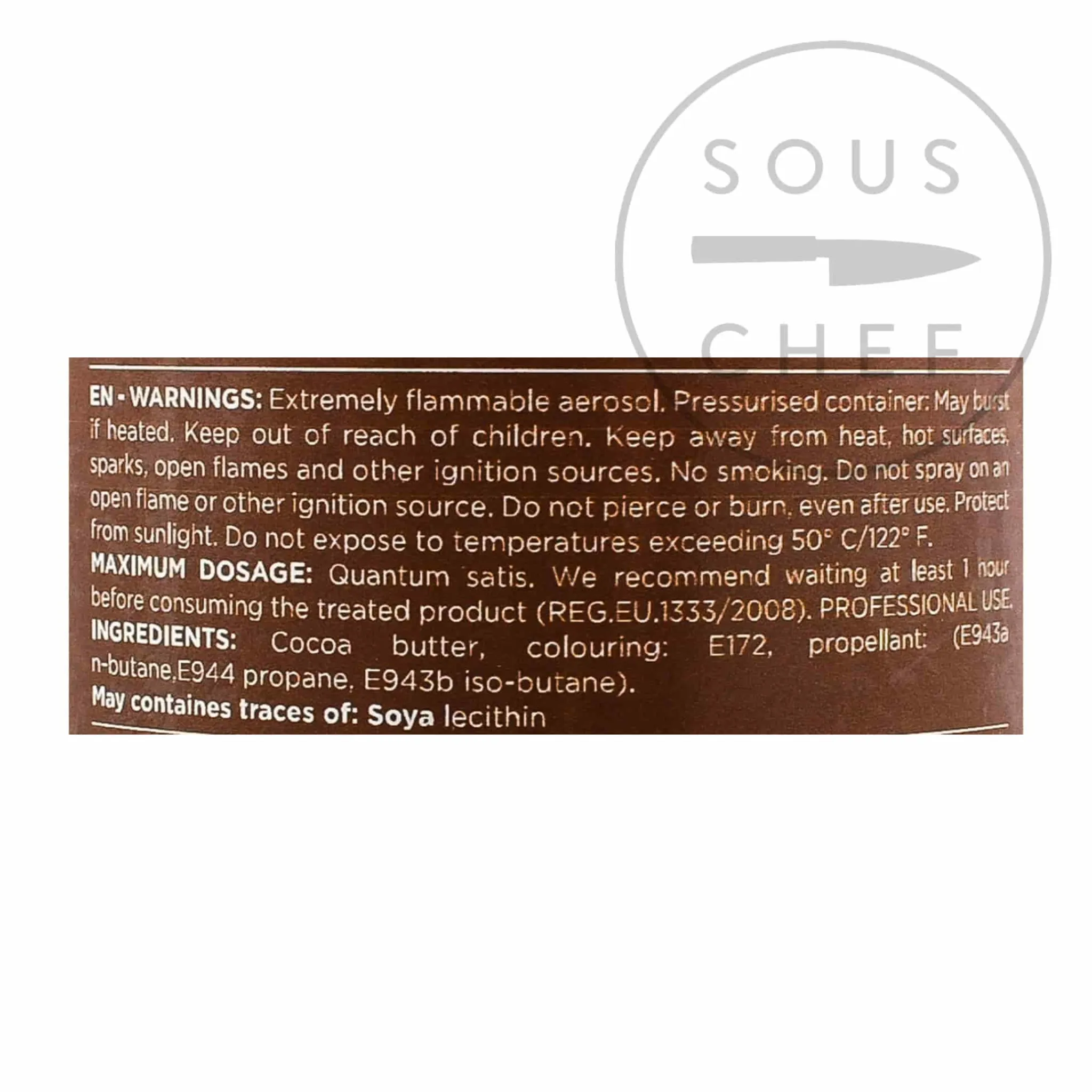 Clearance Brown Velvet Spray, 400ml French Ingredients|Baking Ingredients