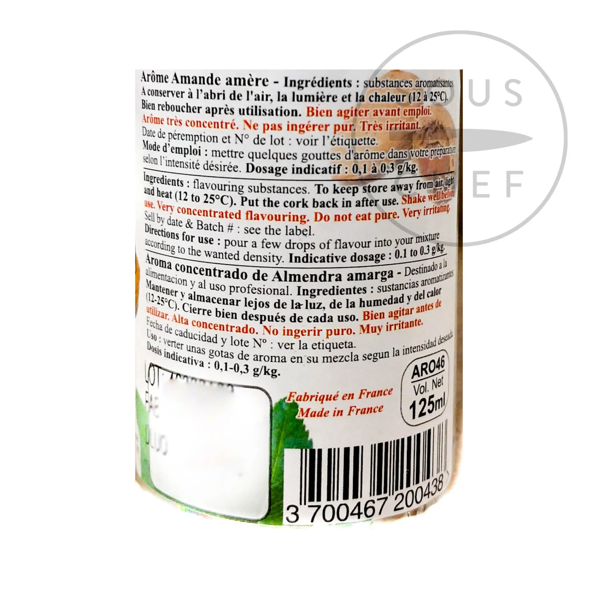 Outlet Concentrated Bitter Almond Flavour, 125ml Ingredients Brands|Baking Ingredients