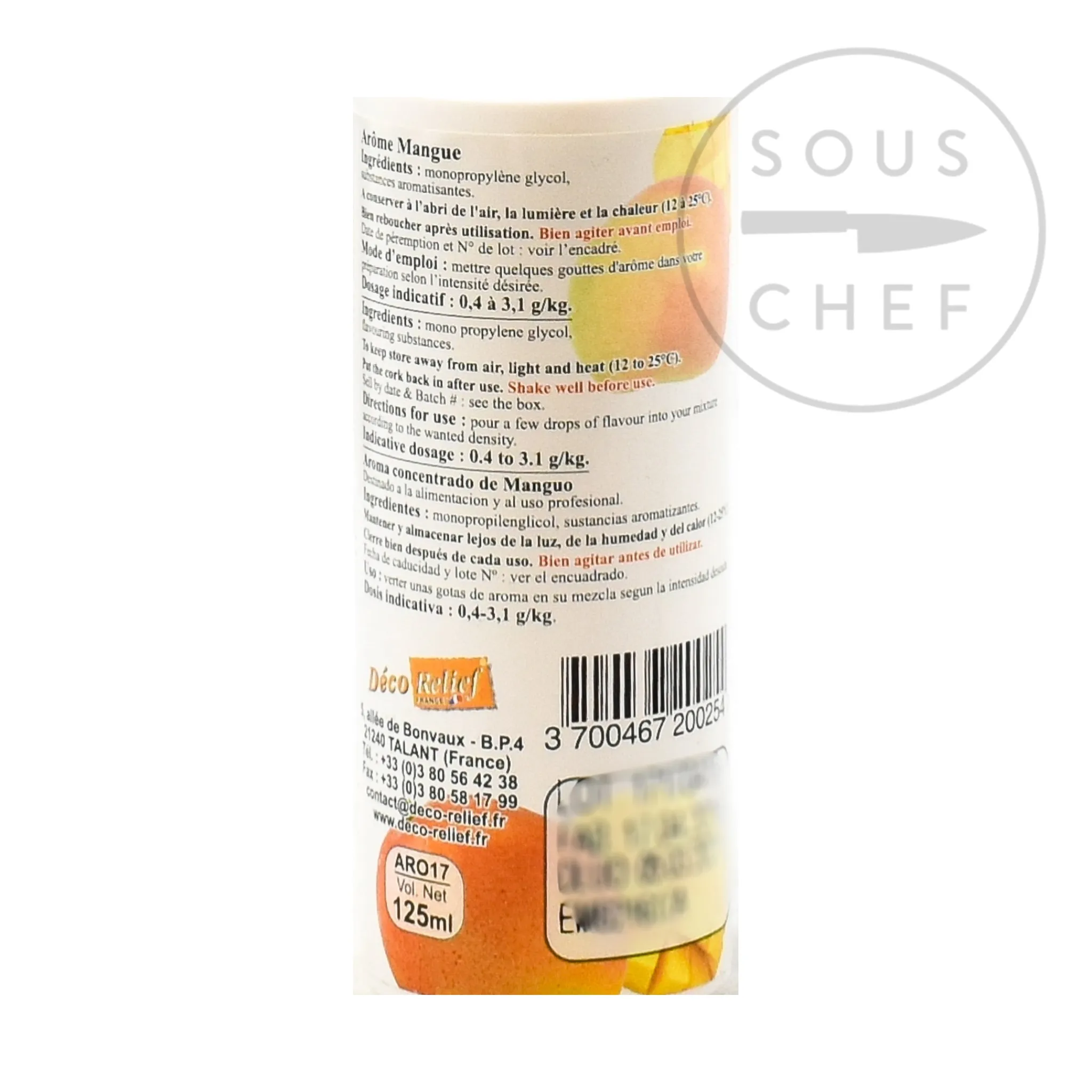 Sale Concentrated Mango Flavour, 125ml Ingredients Brands|Baking Ingredients