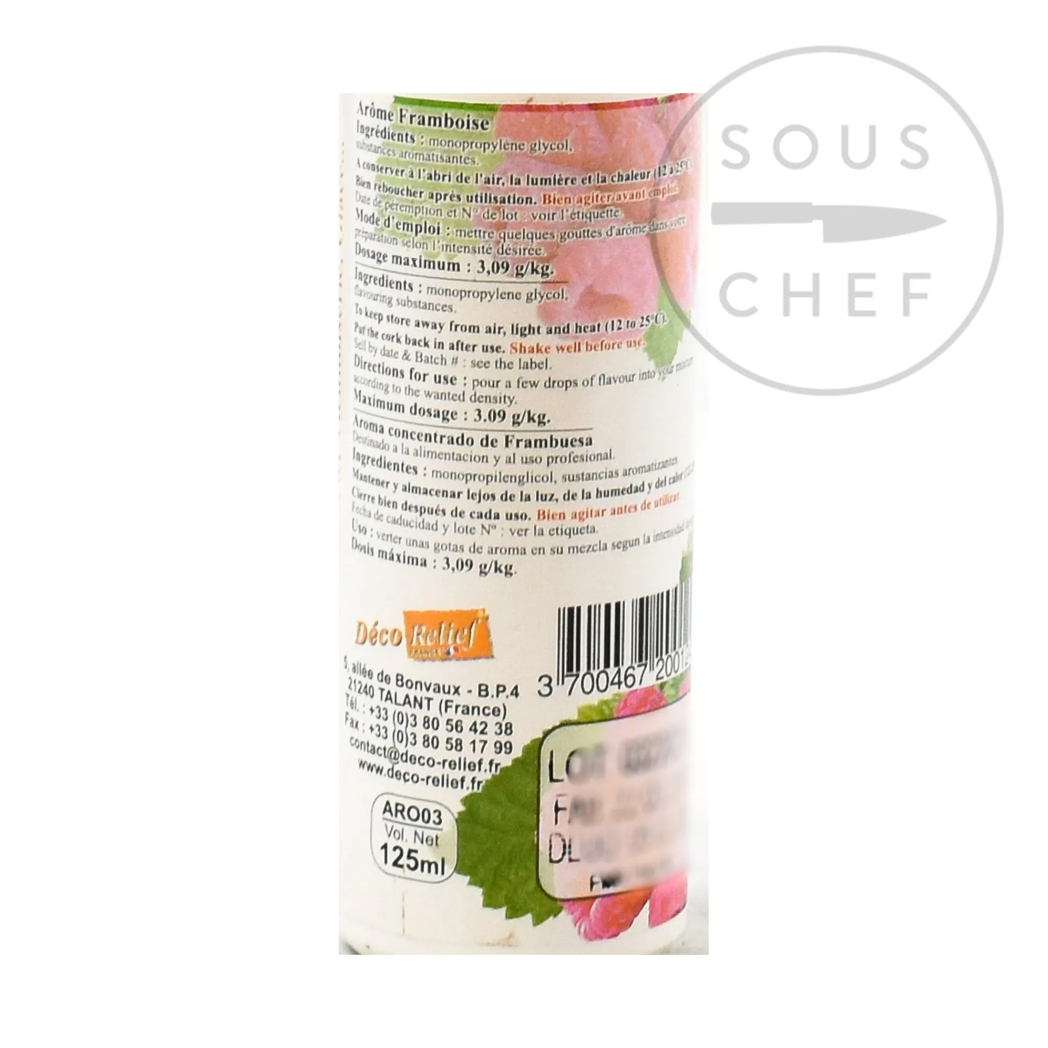 Discount Concentrated Raspberry Flavour, 125ml Ingredients Brands|Baking Ingredients