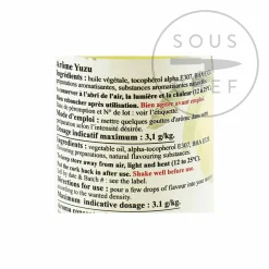 Outlet Concentrated Yuzu Flavour, 125ml Ingredients Brands|Baking Ingredients