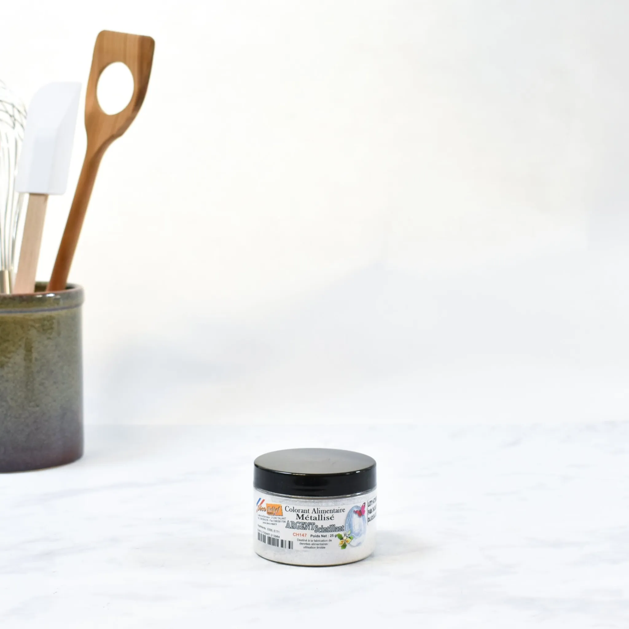 Best Edible Metallic Sparkling Silver Powder Food Colour, 25g Ingredients Brands|Baking Ingredients