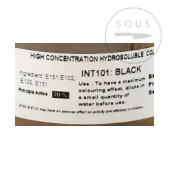 Outlet Intense Black Food Colour, 50g Ingredients Brands|Baking Ingredients