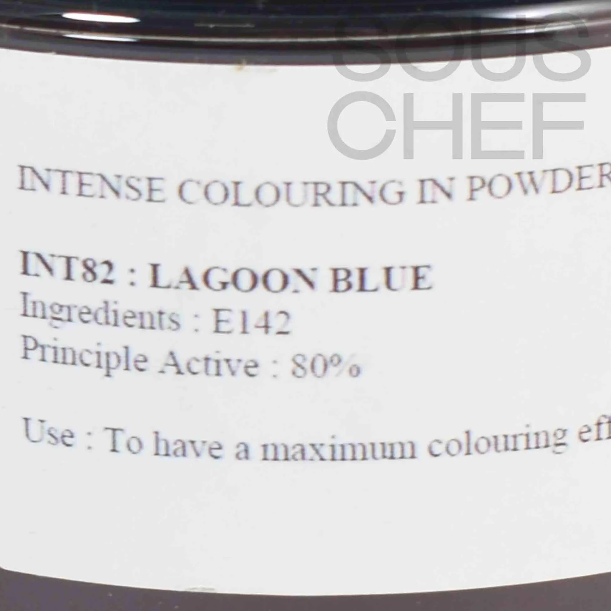 Clearance Intense Blue Lagoon Food Colour, 50g Ingredients Brands|French Ingredients