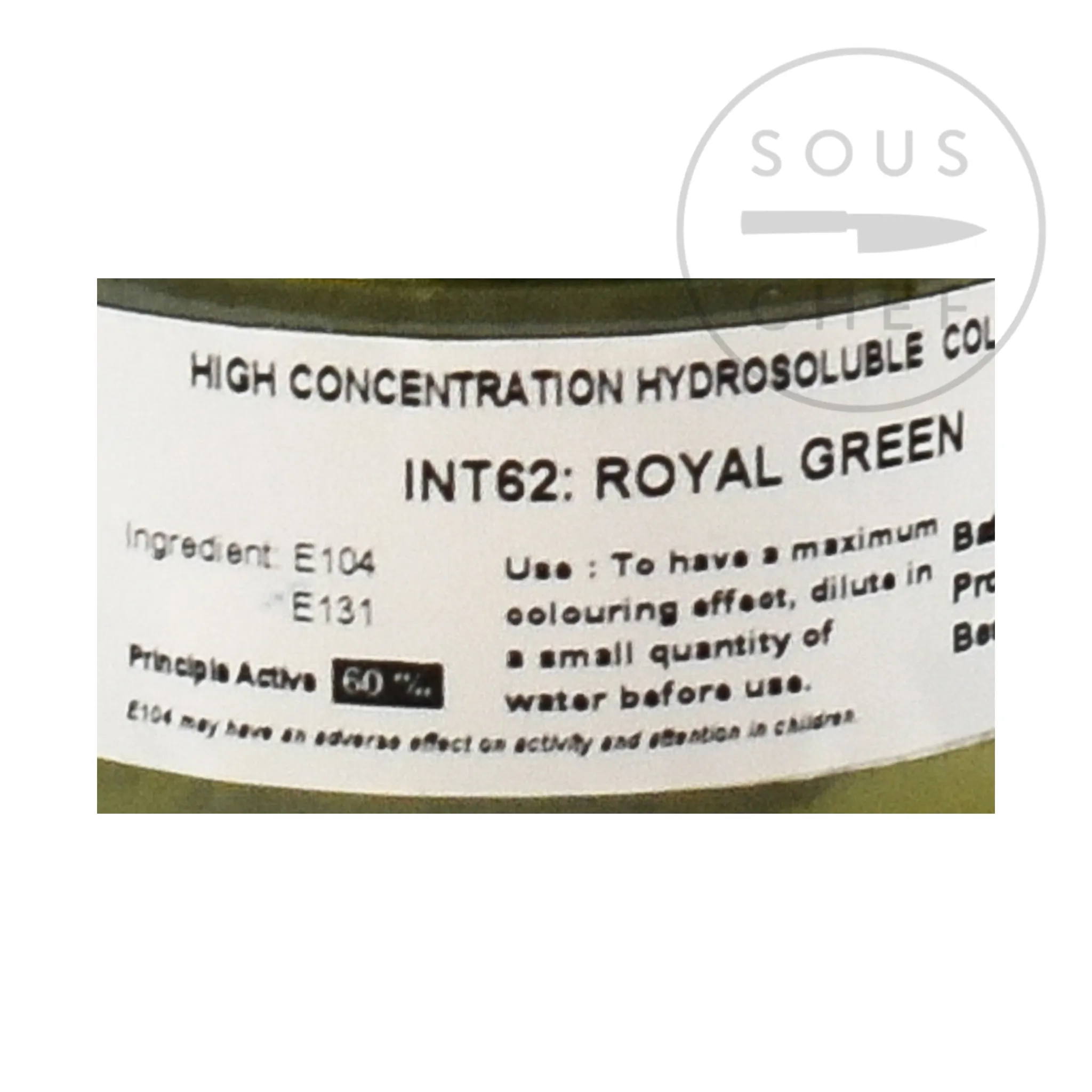Outlet Intense Green Food Colour, 50g Ingredients Brands|Baking Ingredients
