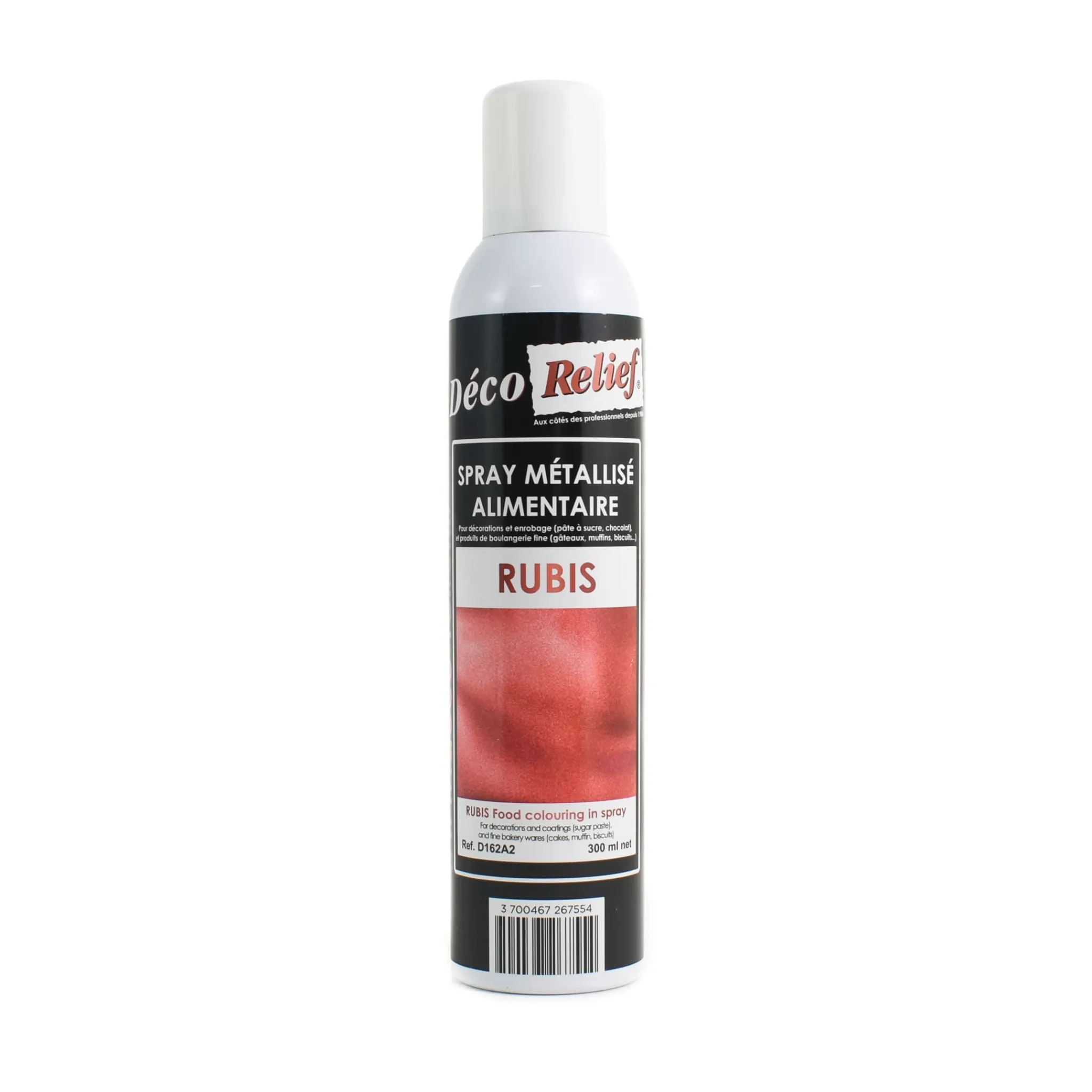 Clearance Metallic Ruby Spray, 300ml Ingredients Brands|Baking Ingredients