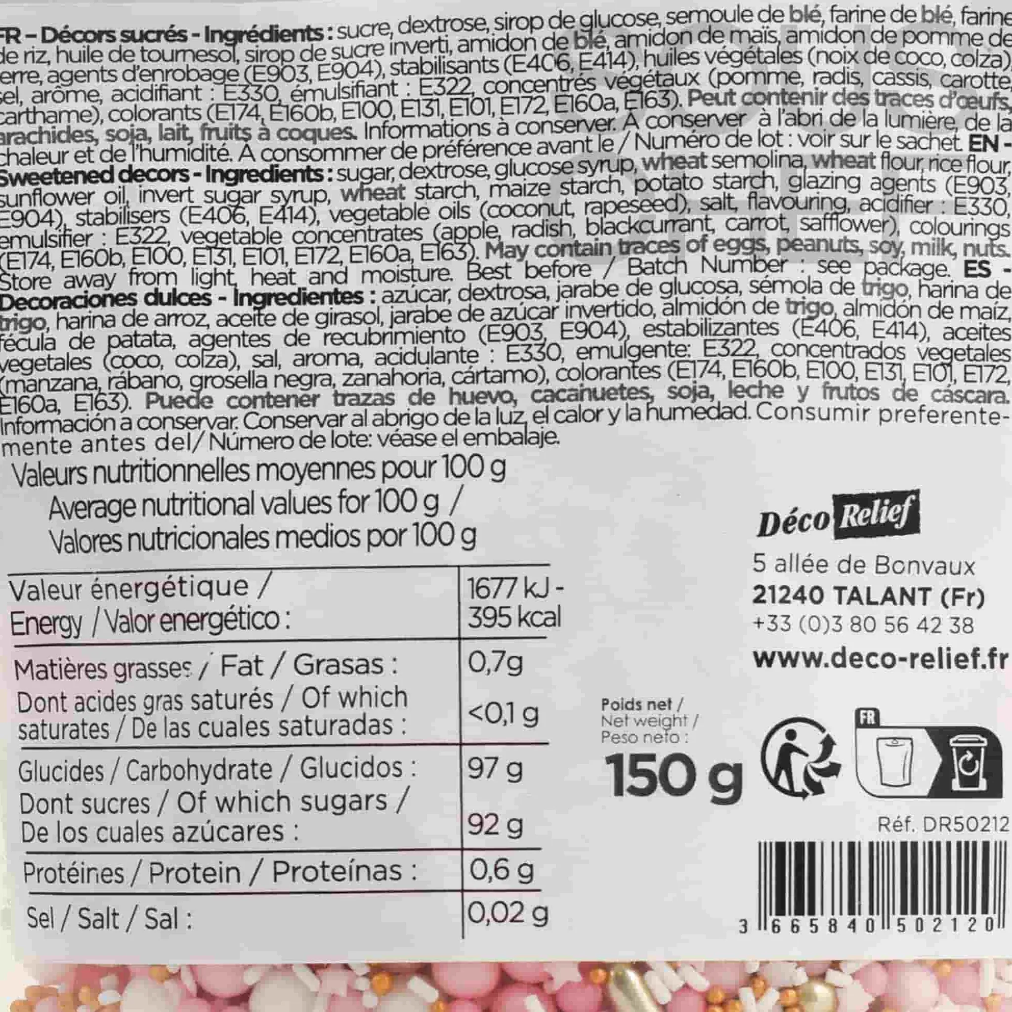Discount Pink & Gold Decorating Mix, 150g Ingredients Brands|Baking Ingredients