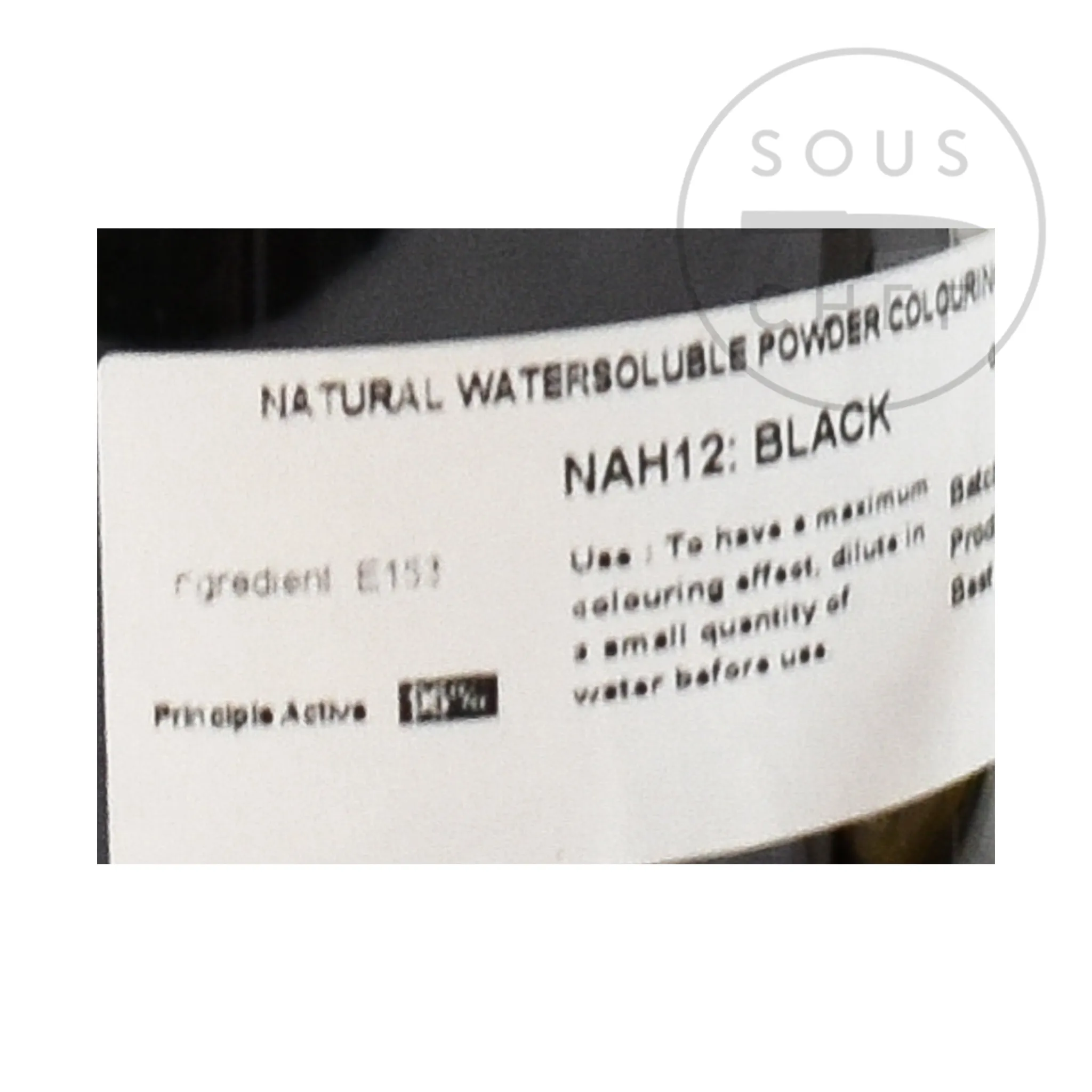 New Professional Natural Black Food Colour - Charcoal, 50g Ingredients Brands|Baking Ingredients