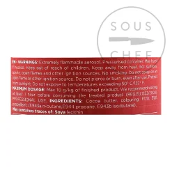 Red Velvet Spray, 400ml Ingredients Brands|French Ingredients