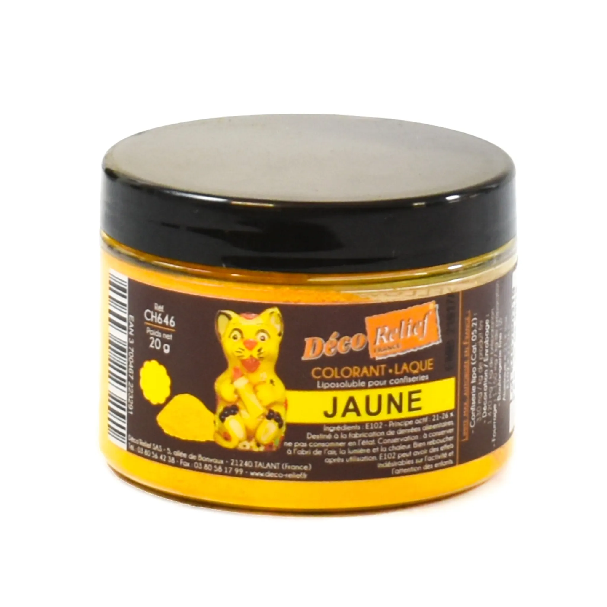 Yellow Gloss Food Colour For Chocolate, 20g Ingredients Brands|Chocolate & Sweets