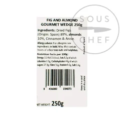 Best Fig and Almond Wedge, 250g Ingredients Brands|Spanish Ingredients