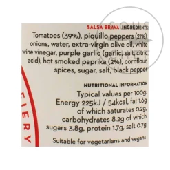 Best Salsa Brava, 165g Ingredients Brands|Spanish Ingredients