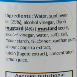 Discount French Dressing With Dijon Mustard, 500ml Ingredients Brands|French Ingredients