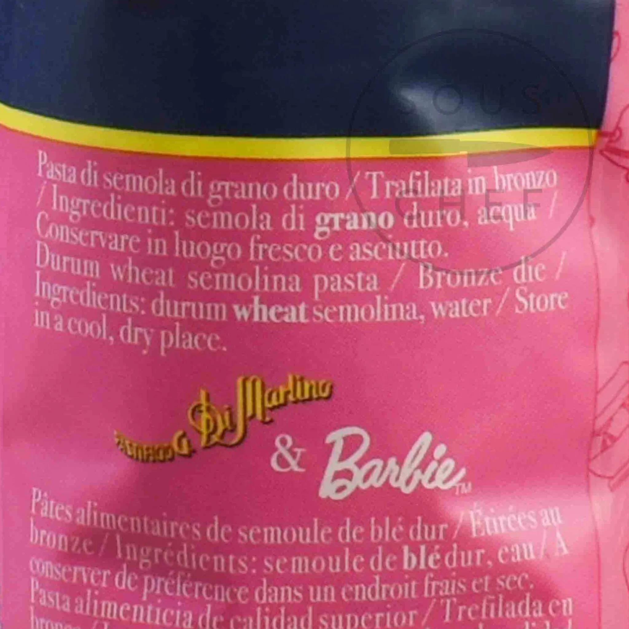 Best Barbie Alfabeto Pasta, 500g Ingredients Brands|Pasta, Rice & Beans