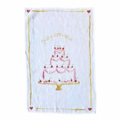 Hot Just A Slice Linen Tea Towel Table Setting|Kitchen Textiles & Clothing