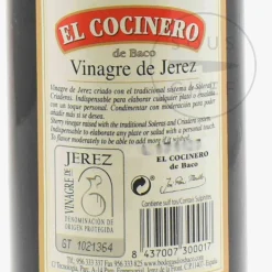 Hot El Cocinero Sherry Vinegar, 750ml Ingredients Brands|Spanish Ingredients