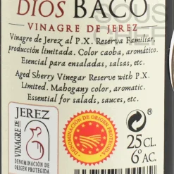 Sale Sherry Vinegar With Pedro Ximenez, 250ml Ingredients Brands|Spanish Ingredients