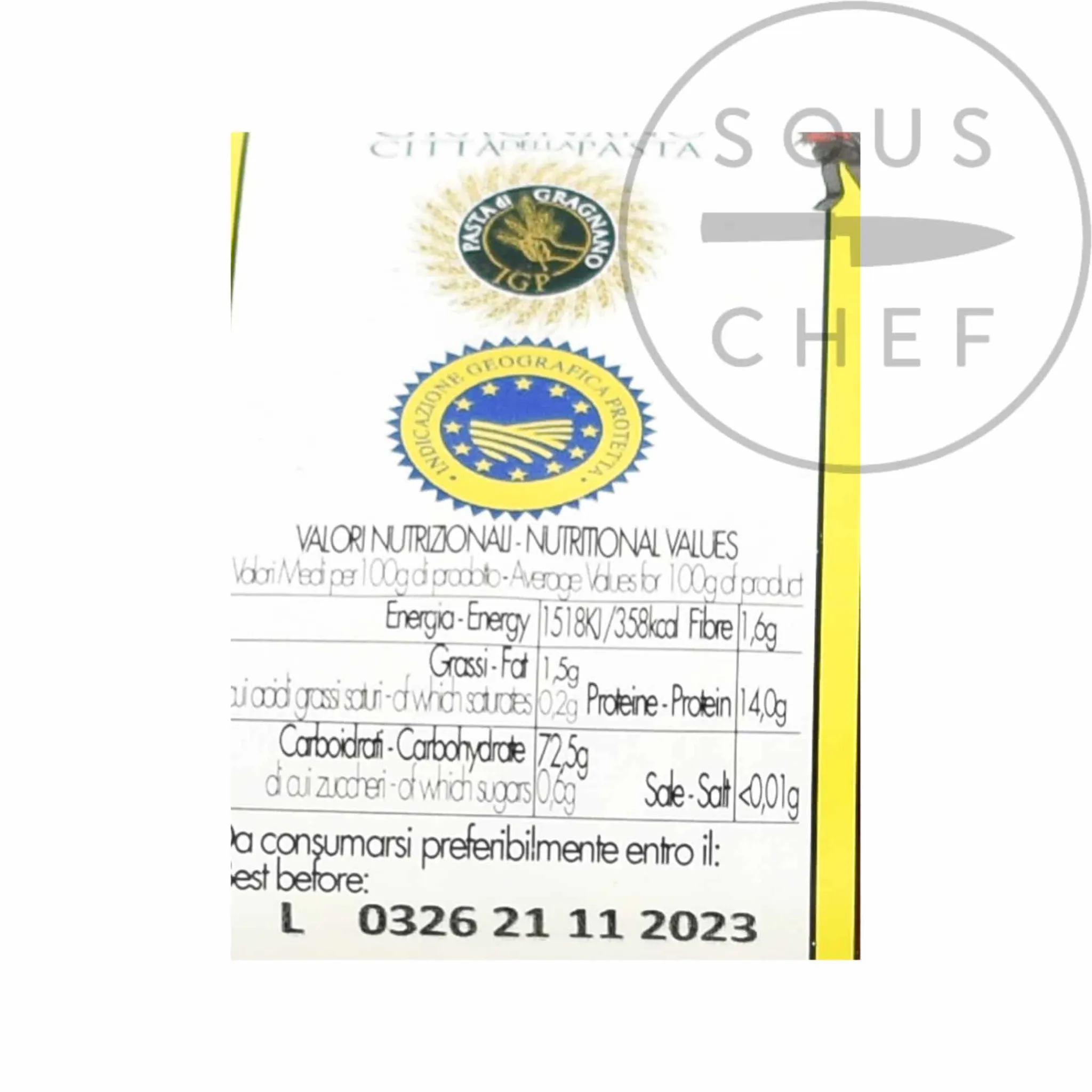Outlet Gragnano IGP Spaghetti Lunghi, 1kg Ingredients Brands|Italian Ingredients