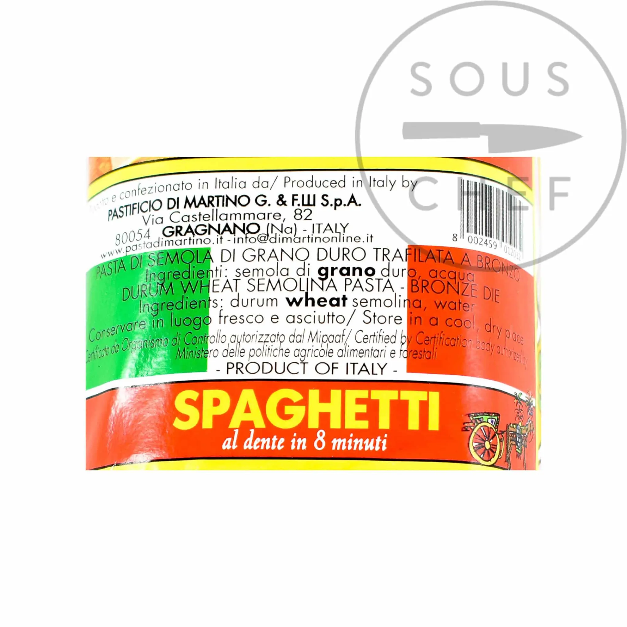 Outlet Gragnano IGP Spaghetti Lunghi, 1kg Ingredients Brands|Italian Ingredients