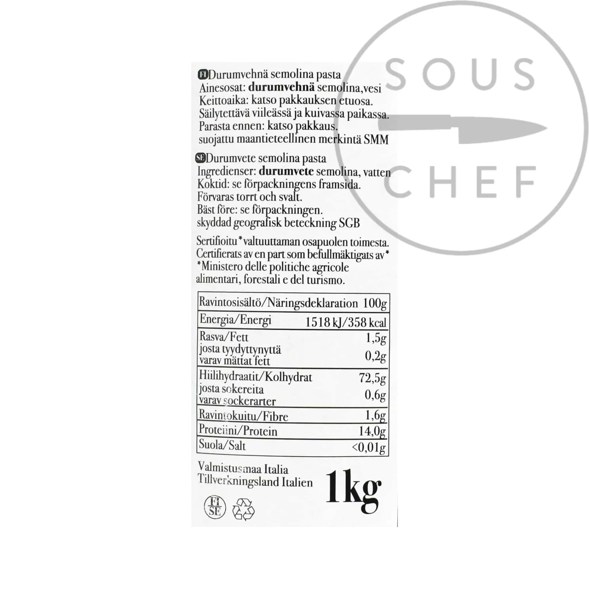 Outlet Gragnano IGP Spaghetti Lunghi, 1kg Ingredients Brands|Italian Ingredients