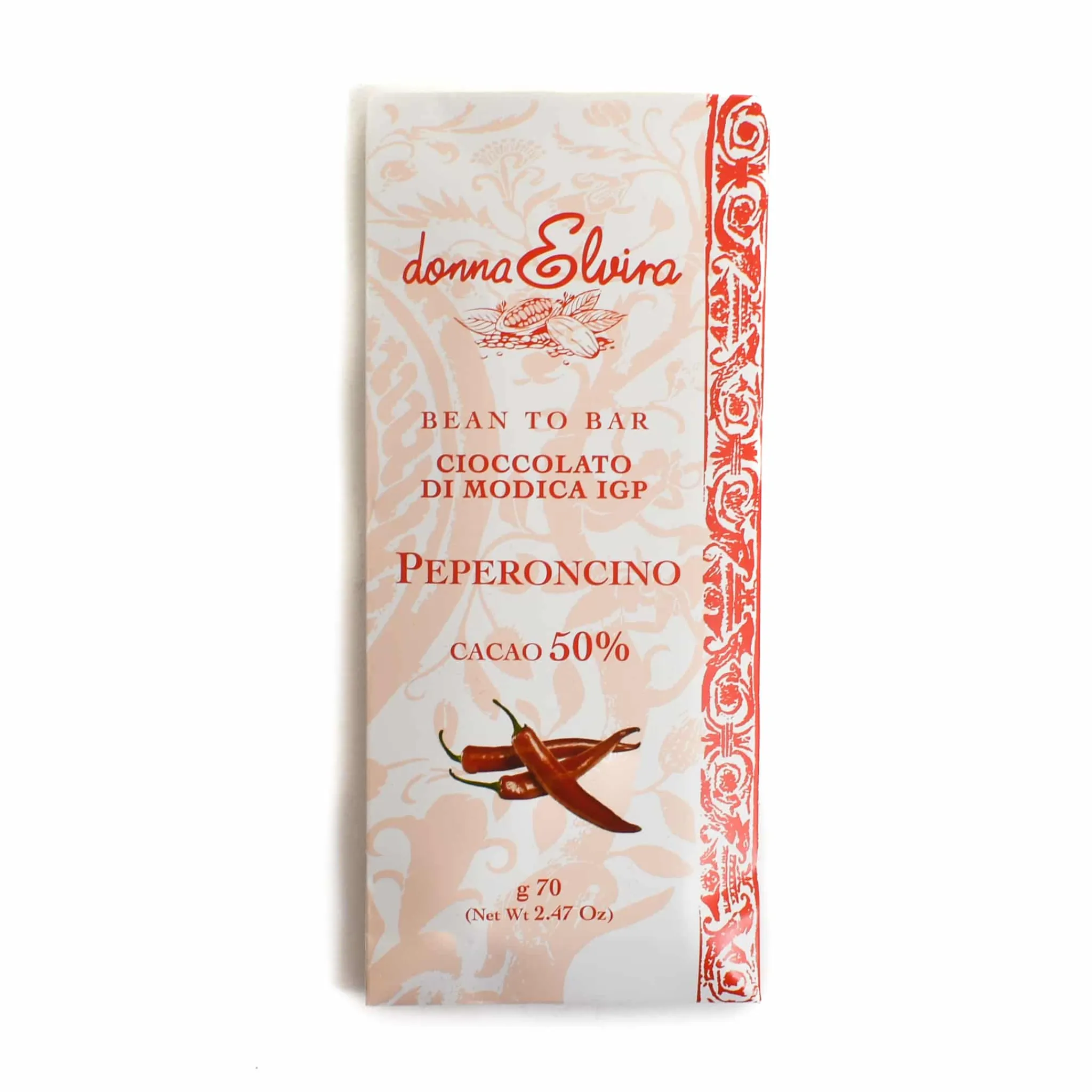 Online Chilli Pepper PGI Modican Chocolate Bar, 70g Ingredients Brands|Italian Ingredients