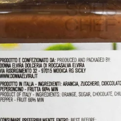 Outlet Orange Chocolate and Chilli Marmalade, 210g Ingredients Brands|Italian Ingredients