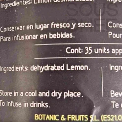 Dried Lemon Slices in Jar, 55g Ingredients Brands|Baking Ingredients