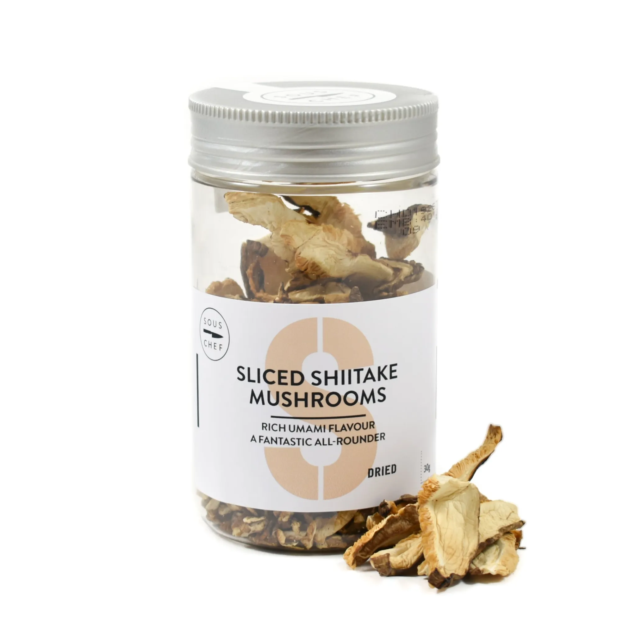 Clearance Dried Sliced Shiitake Mushrooms, 30g Ingredients Brands|Japanese Ingredients
