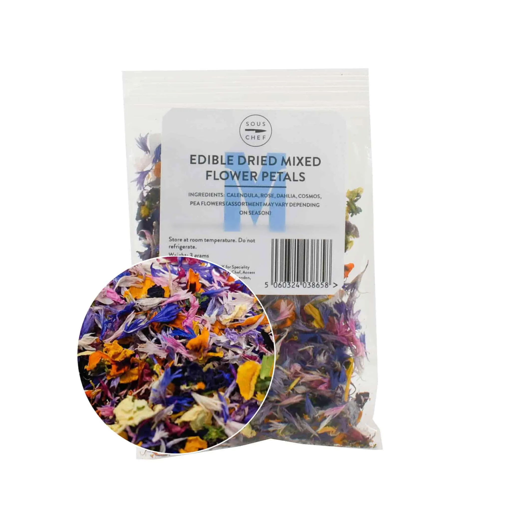Discount Edible Dried Mixed Flower Petals, 3g Ingredients Brands|Baking Ingredients