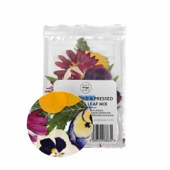 Sale Edible Dried & Pressed Flower & Leaf Mix, 20 pieces Ingredients Brands|Baking Ingredients