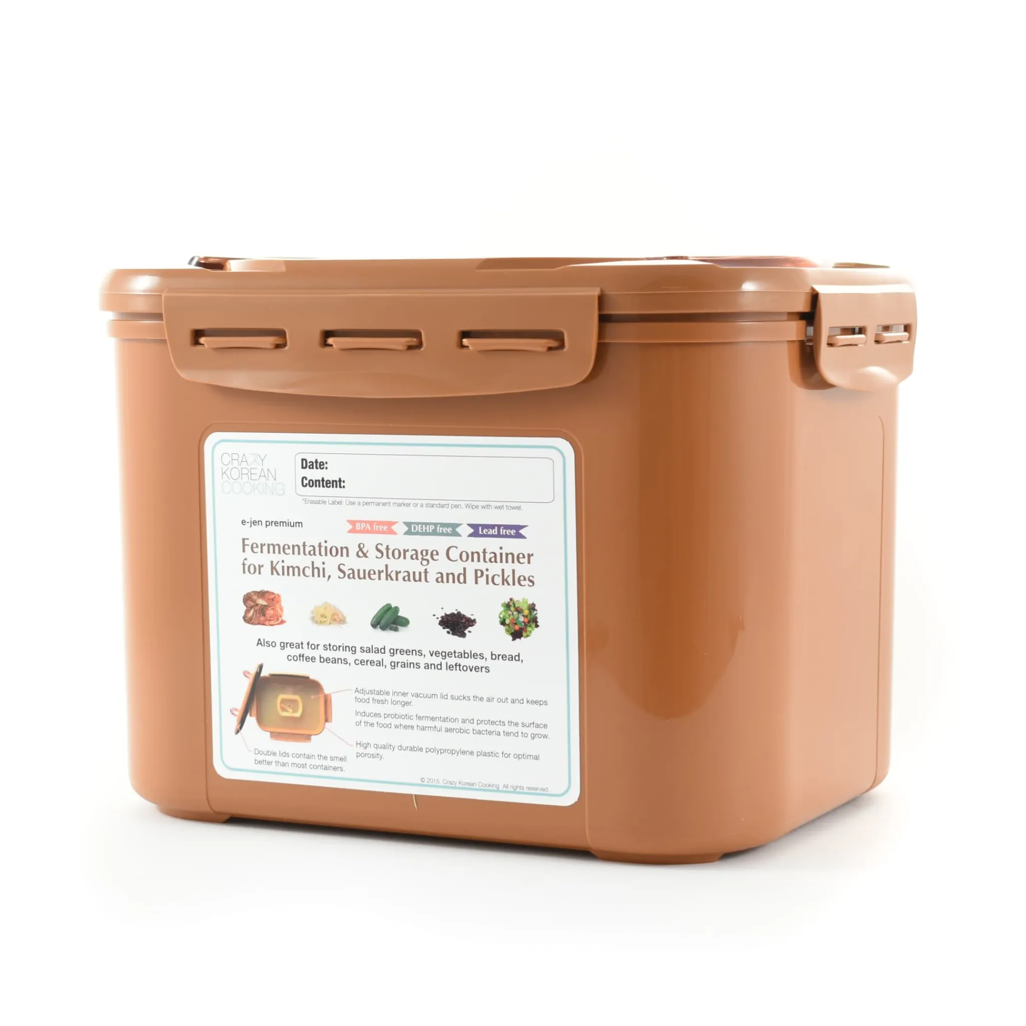 Outlet & Fermentation Container Korean Ingredients|Kitchen Tools & Utensils