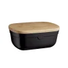 Online Black Bread Storage Box French Ingredients|Food Storage & Containers