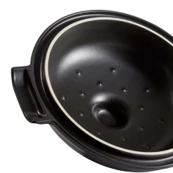Outlet Delight Black Ceramic Induction Braiser, 27cm French Ingredients|Pots & Pans