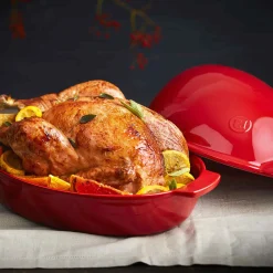 New Red Chicken Brick Cooker, 9 Litre French Ingredients|Pots & Pans