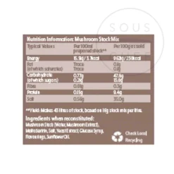 Hot Mushroom Stock Mix, 700g Ingredients Brands|Stock & Bouillon