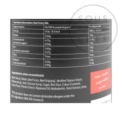 Clearance No. 1 Beef Gravy Mix, 1.5kg Ingredients Brands|Made In The Uk