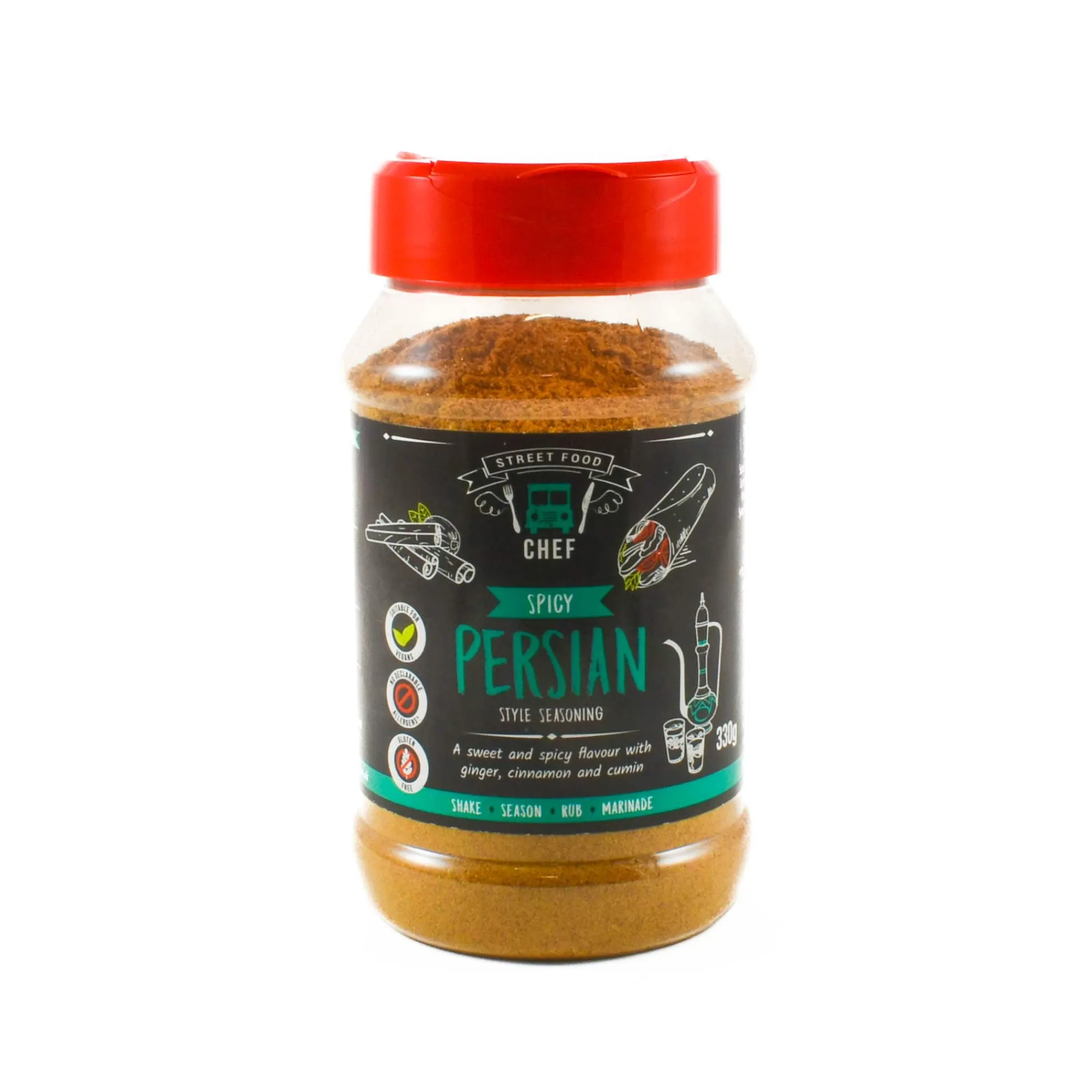 Outlet Street Food Spicy Persian Seasoning, 330g Ingredients Brands|Middle Eastern Ingredients