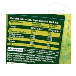 Clearance Vegan Vegetable Stock, 800g Ingredients Brands|Stock & Bouillon