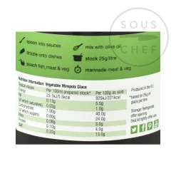 Hot Vegetable Glace, 600g Made In The Uk|French Ingredients
