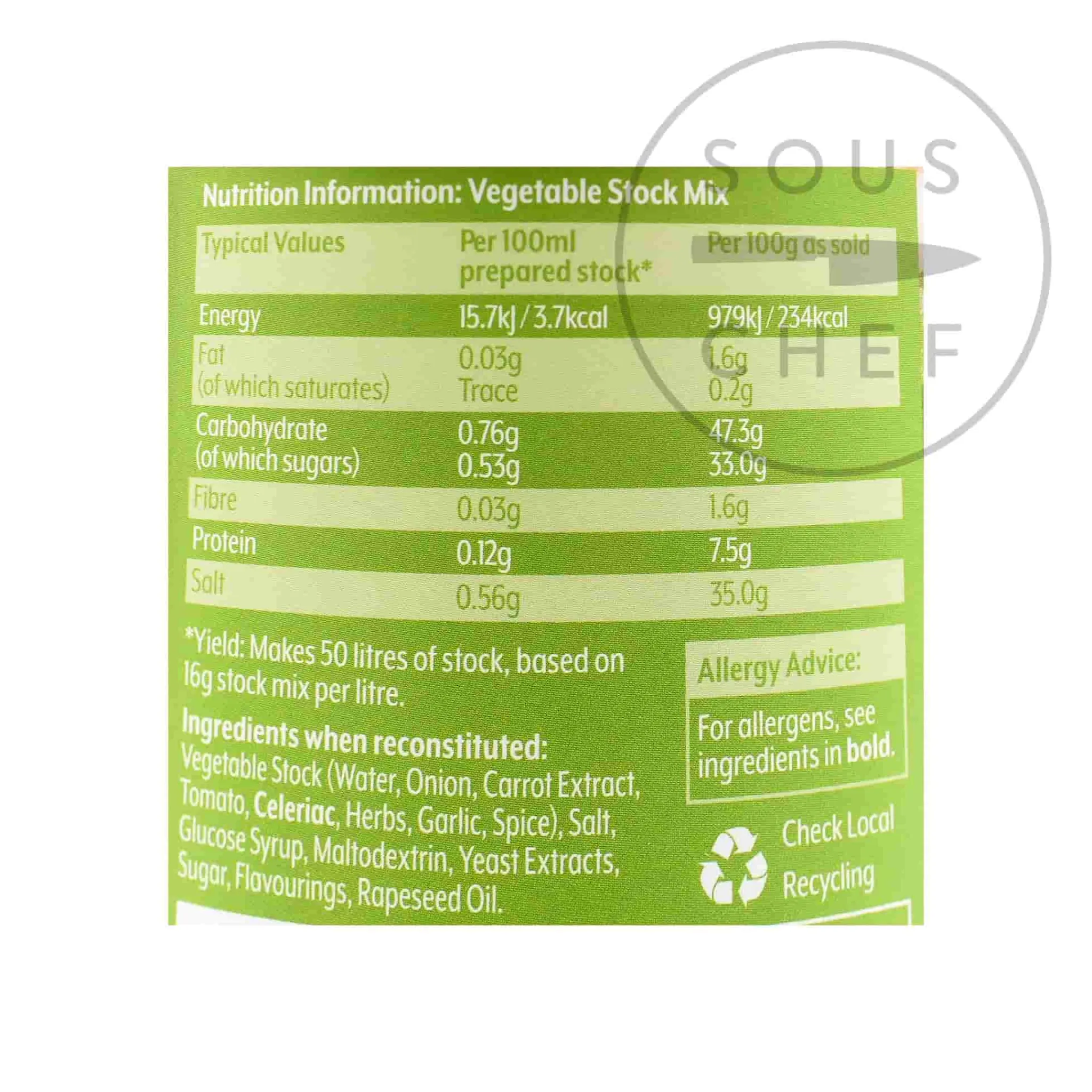 Best Vegetable Stock Mix, 800g Made In The Uk|Stock & Bouillon