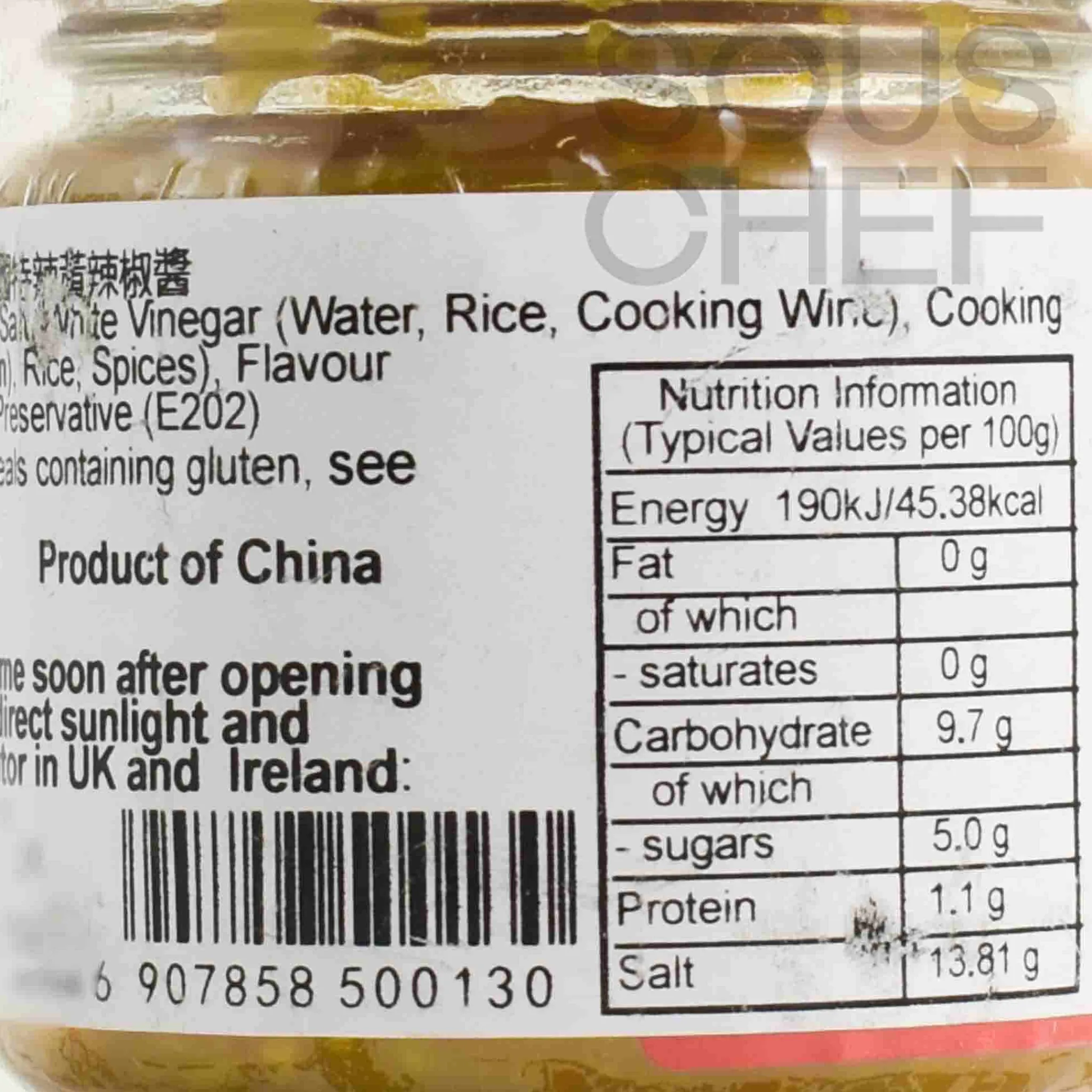 Outlet Extra Hot Yellow Chilli Sauce, 100g Ingredients Brands|Chinese Ingredients