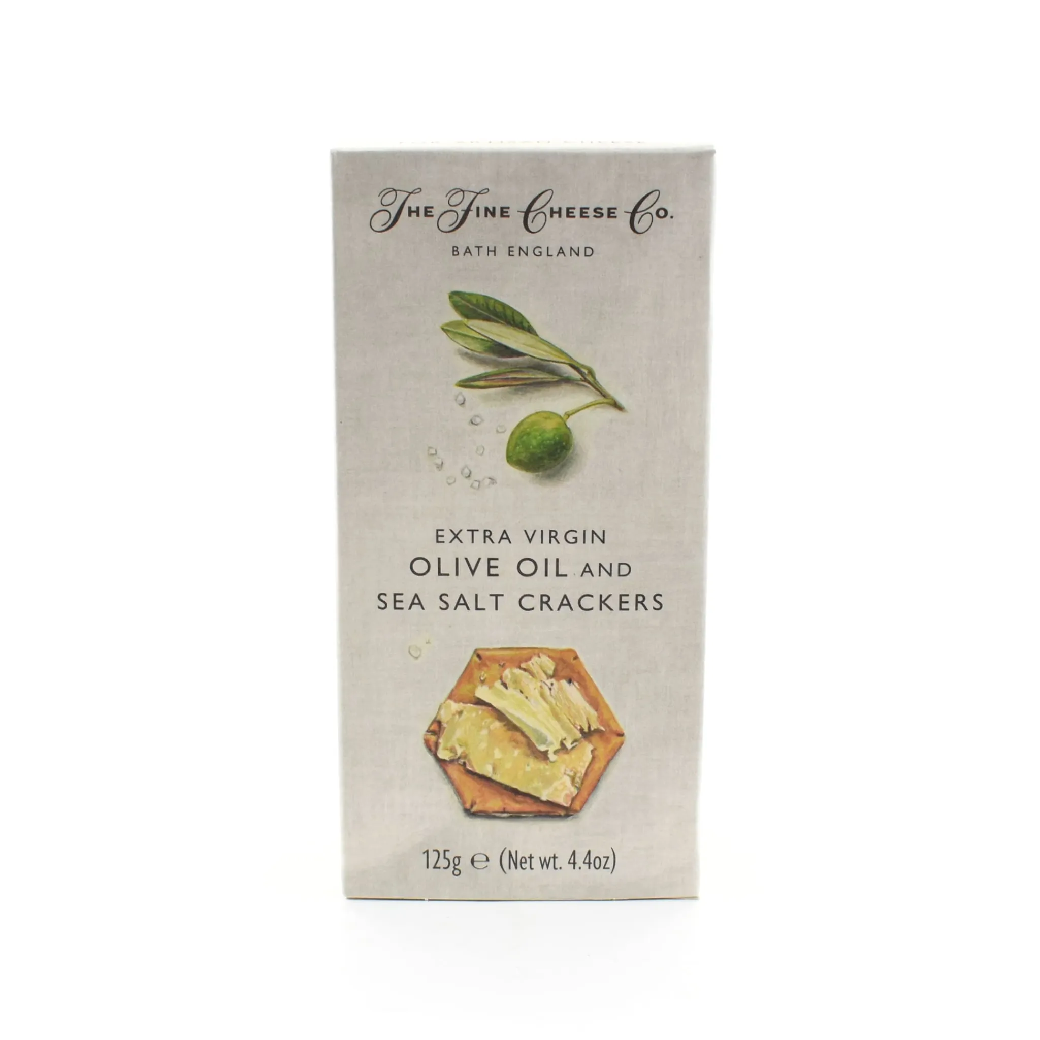 Discount Extra Virgin Olive Oil & Sea Salt Crackers, 125g Made In The Uk|Snacks