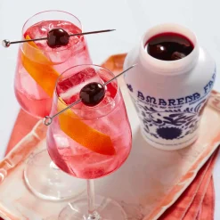 Amarena Cherries in Syrup - Opaline Jar, 600g Italian Ingredients|Baking Ingredients