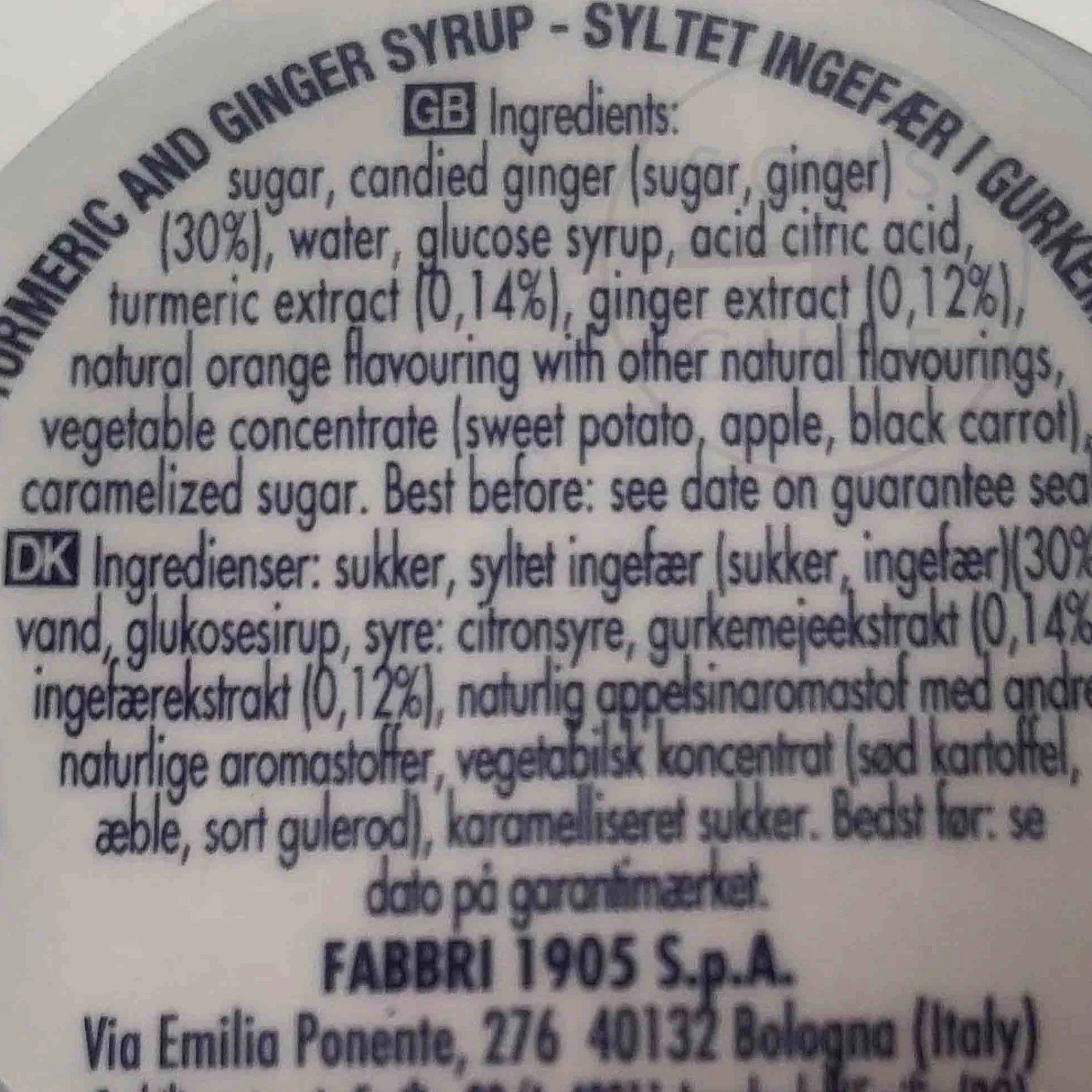 Best Candied Ginger in Syrup, 600g Ingredients Brands|Italian Ingredients